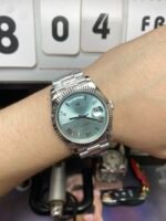 Rolex Day-Date series M228236-0012, Ice Blue Dial Roman Numeral Hour Markers, Day-Date Functions, 40mm Size. - 图片 6