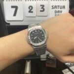 Patek Philippe Nautilus 5711 black square drill ring size 40?L - 图片 5