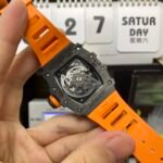 Richard Mille Men's Collection series RM35-02, Carbon Fiber Case, Malaysian Rubber Strap. - 图片 3