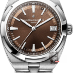 Vacheron Constantin Overseas Series 4500V110A-B146, Brown Dial with Steel Bracelet, 41mm Size.