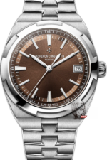 Vacheron Constantin Overseas Series 4500V110A-B146, Brown Dial with Steel Bracelet, 41mm Size.