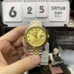 Rolex Datejust series Computer grain DIAL, gold brezel ?, 41mm size,