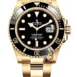 Rolex Submariner Series ALL 18K GOLD CASE Black DIAL DATE DIAL , 40mm size.
