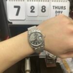 Rolex Datejust series grey DIAL outer ring dog tooth ring size 36mm Size - 图片 5