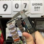 Rolex Cosmograph Daytona Series m116509-0055, Black Ceramic Bezel Stainless Steel Bracelet Square Diamond Hour Markers, 40mm size. - 图片 4