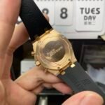 Audemars Piguet Royal Oak Offshore Series 26231OR.ZZ.D003CA.01, Rose Gold Case White Dial Diamond Bezel Rubber Strap, 37mm Size - 图片 4