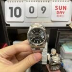 Rolex Datejust Series m126334-0017, Fluted Bezel with Black Dial and Stick Markers, 41mm Size. - 图片 2