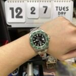 Rolex Submariner Series m126610lv-0002, New Green Hulk "STARBUCK" Genuine Green Ceramic Bezel Black Dial,Added the function of reverse calendar adjustment, ?41mm size. - 图片 12