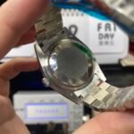 Rolex Day-Date Series m128236-0005, Gradient Blue Dial Diamond Hour Markers, 36mm Size. - 图片 4