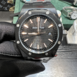 Audemars Piguet Royal oak 15500 all black case BLAKEN modify of "Chrome Hearts style"