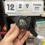 Richard Mille Men's Collection series RM052, Skull Design Black Case Rubber Strap, 42.7??50mm size. - 图片 3