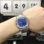 Patek Philippe Nautilus series 57111P, 40th Anniversary Edition with Blue Dial, 40mm size. - 图片 6