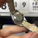 Rolex Datejust Series 178273, Two-Tone Gold Case Black Dial with Diamond Hour Markers, 31mm Size - 图片 4