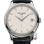 Patek Philippe Classical Watch Series 5527, White Case, White Dial, 39mm Size, Hinged Case Back.
