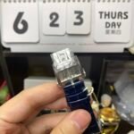 Patek Philippe Nautilus series 5724G-001, Square Diamond Bezel Blue Dial Blue Leather Strap, 40mm size. - 图片 5