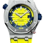 Audemars Piguet Royal Oak Offshore Series 15710ST.OO.A051CA.01, Yellow Dial, 42mm Size.