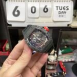 Richard Mille Men's Collection series RM055 NTPT, Carbon Fiber Case, 49.9 x 42.7mm Size. - 图片 2