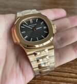Patek Philippe Nautilus series 5711 Rose Gold Case with grey Dial Steel Bracelet, 40mm Size. - 图片 3