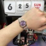 Rolex Datejust series m279171-0015, Rose Gold with Purple Dial and Diamond Hour Markers, 28mm Size. - 图片 6