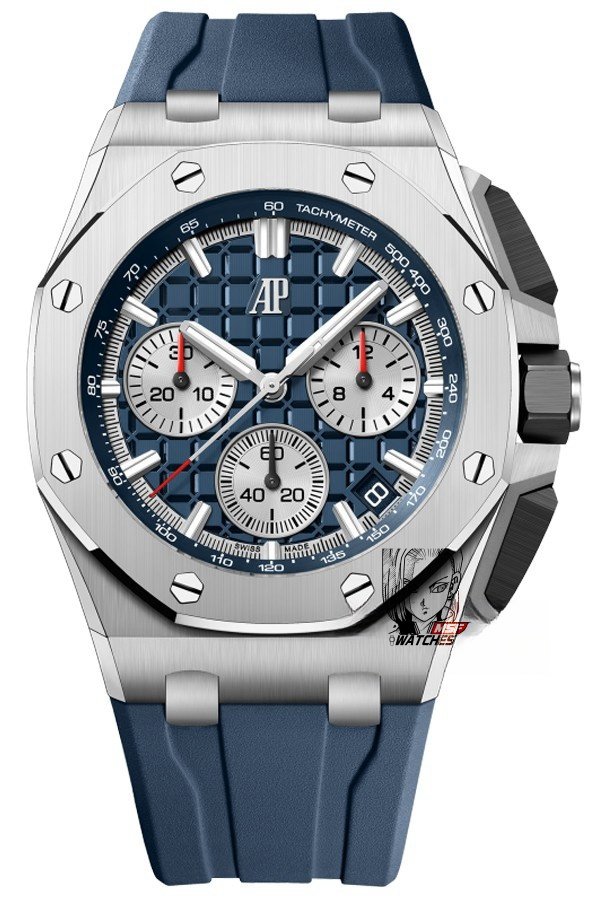 9a4f04325ea3e16434a0b24c62c3712e.jpg Audemars Piguet Royal Oak Offshore Series 26420TI.OO.A027CA.01, Blue Dial with Blue Rubber Strap, 43mm size. - 图片 1