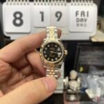 Rolex Datejust Series 178273, Two-Tone Gold Case Black Dial with Diamond Hour Markers, 31mm Size - 图片 2