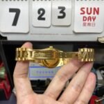 Rolex Day-Date series m128238-0069, Full Gold with Green Dial Diamond Hour Markers, 36mm Size. - 图片 5