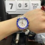 Rolex Yacht-Master series m116681-0002, Blue Ceramic Bezel White Dial Steel Bracelet, Chronograph function, 44mm size. - 图片 6