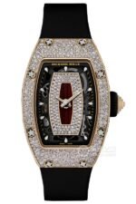 Richard Mille Women's Collection series RM07-01, Red Lips Silver Diamonds, 45.66 x 31.40mm size. - 图片 4