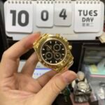 Rolex Cosmograph Daytona Series m116508-0004, Full Gold Case Black Dial Arabic Numerals, 40mm size. - 图片 3