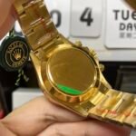 Rolex Cosmograph Daytona Series m116508-0004, Full Gold Case Black Dial Arabic Numerals, 40mm size. - 图片 5