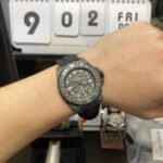 Rolex GMT-MASTER ?? DIW modify Carbon fiber shell ring dial buckle are carbon fiber ring digital scale using carbon fiber planting technology (non-filling oil) transparent design equipped with Cal.3186 - 图片 5