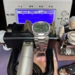 Patek Philippe Nautilus series 57111300A-001, Olive Green Dial with Square Diamond Bezel, 40mm Size. - 图片 3