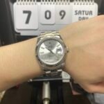 Rolex Datejust Series m126334-0003, White Case Silver Baton Hour Markers Fluted Bezel, 41mm Size. - 图片 12