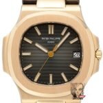 Patek Philippe Nautilus series 5711R, Rose Gold Case Grey Dial, 40mm Size.