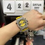 Audemars Piguet Royal Oak Offshore Series 26703ST.OO.A051CA.01, Yellow Dial, 42mm Size - 图片 6