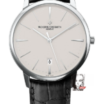 Vacheron Constantin Heritage Collection series 85180000G-9230, White Dial Silver Case High-Quality Same Model as Qi Qiang, 40mm size.