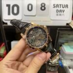 Roger Dubuis Royal Oak Series RDDBEX0395, Rose Gold Case All Hollowed Out with American Alligator Leather Strap, 45mm Size. - 图片 3