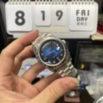 Rolex Day-Date Series m128236-0005, Gradient Blue Dial Diamond Hour Markers, 36mm Size. - 图片 3