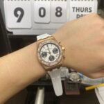 Audemars Piguet Royal Oak Offshore Series 26231OR.ZZ.D003CA.01, Diamond Bezel White Dial Rose Gold Case, 37mm Size. - 图片 6