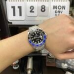 Rolex GMT-Master II series m126710blnr-0002, BATMAN, Steel Bracelet Black and Blue Ceramic Bezel Black Dial, 40mm size, Jubilee strap - 图片 6