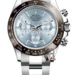 Rolex Cosmograph Daytona Series m116506-0002, Ice Blue Dial Square Diamond Hour Markers, 40mm size.