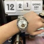 Vacheron Constantin Overseas series,Ring automatic tourbillon, WHITE Dial with STEEL Bracelet, 41.5mm Size. - 图片 5