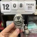 Rolex Datejust Series m126334-0022, Grey Dial with Green Roman Numerals Five-Link Stainless Steel Bracele, 41mm Size. - 图片 2