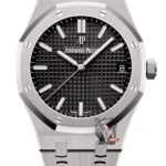 Audemars Piguet Royal Oak Offshore Series 15500ST.OO.1220ST.03, Black Dial with Stainless Steel Bracelet, 41mm size.