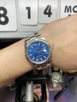 Rolex Datejust Series m126334-0031, Blue Checkered Dial Fluted Bezel, 41mm size, Jubilee Bracelet. - 图片 7