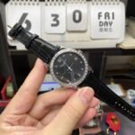 Patek Philippe Classical Watch Series 5298P-012, Black Dial and Square Diamond Bezel Italian Calfskin Leather Strap, 38mm Size. - 图片 3