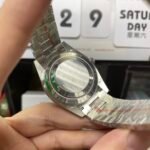 Rolex Day-Date series m228239-0033, Silver Case Olive Green Dial with Roman Numeral Markers, Instantaneous Day and Date Functions, 40mm Size. - 图片 6