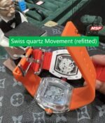 Richard Mille Men's Collection series RM35-02, Carbon Fiber Case, Malaysian Rubber Strap. - 图片 7