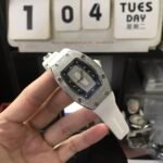 Richard Mille Women's Collection series RM 07-01 LADIES, Red Lips Fully Diamond-Set, 45.66 x 31.40mm size. - 图片 7