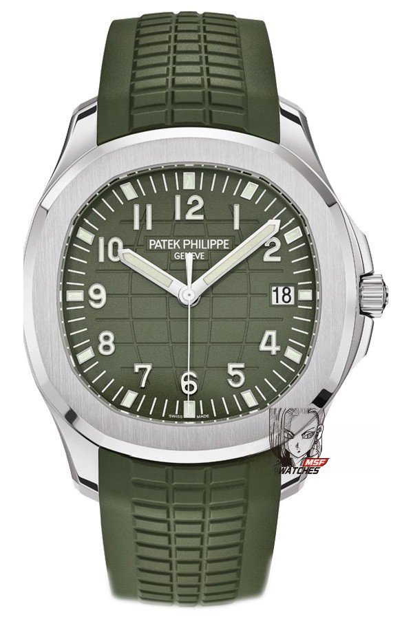 c4ca5fb32a589dff3d13e98b62865ccb.jpg Patek Philippe Aquanaut Series 5168G-010, Green Dial Green Rubber Strap, 42.2mm Size. - 图片 1